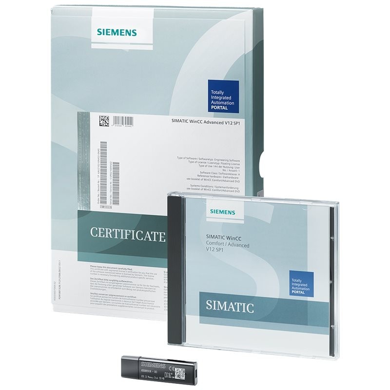 6AV21040BA040AA0 6AV2104-0BA04-0AA0 Siemens Simatic Wincc Runtime Advanced 128 Powertags V14 - Image 1