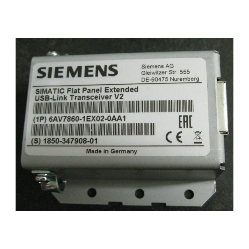 6AV78601EX020AA1 6AV7860-1EX02-0AA1 Siemens - Image 1