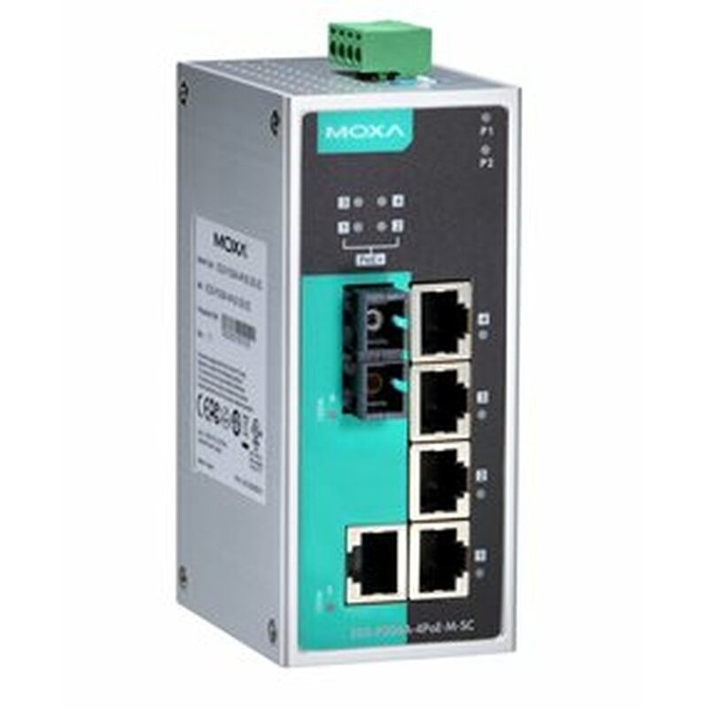 EDSP206A4PoEMSC EDS-P206A-4PoE-M-SC Moxa - Image 1