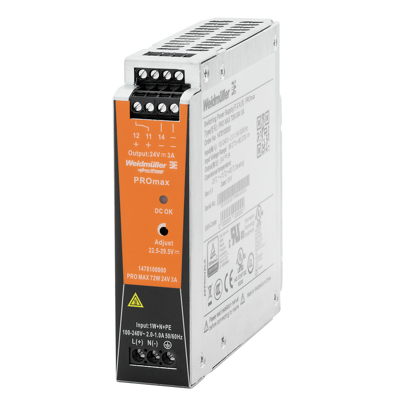 GTYcpWb1AOscPqRVpRJBJEEk4NHVZztYaGfWOdvoTMsFc5EO8MhSW1waTtoN 1478210000 Weidmuller - PRO MAX 70W 5V 14A - Image 1